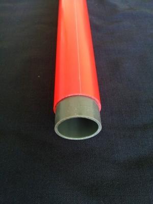 Rigid PVC pipe and lexan pipe reinforcement